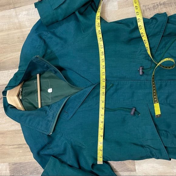 Vintage | 1980s Emerald Teal Utility Jacket - Picture 10 of 12